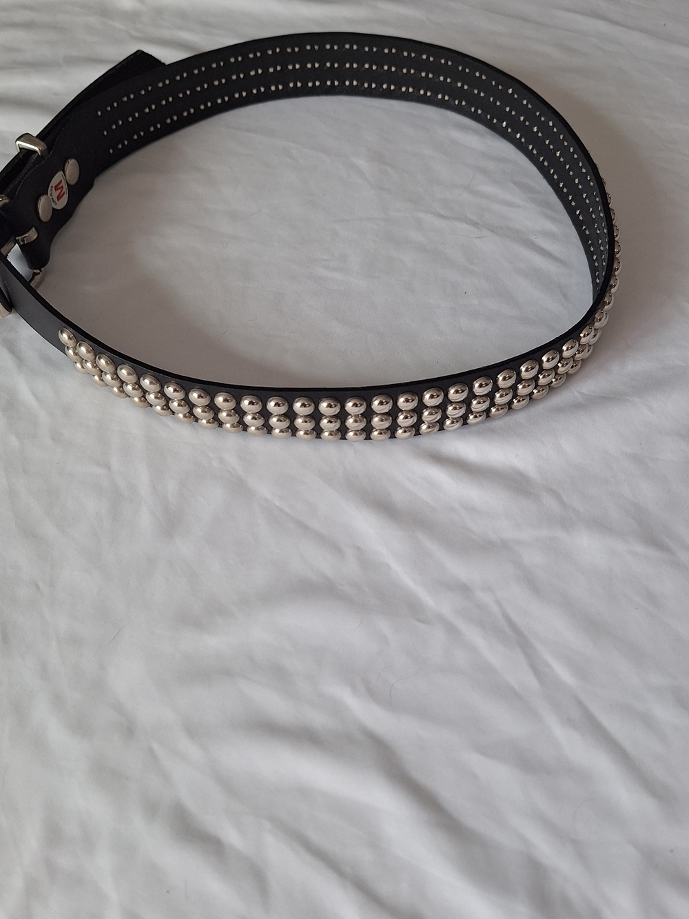 Funk Plus Black Womens Belt With Silver Studs M - Picture 2 of 8